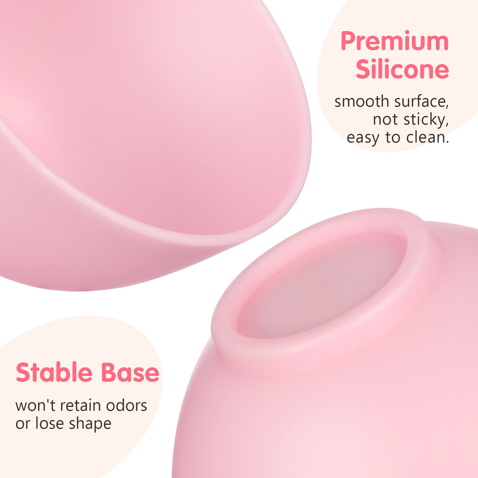 3Pcs Facial Mask Bowls Silicon - Face Mask Silicone ulasan dan harga