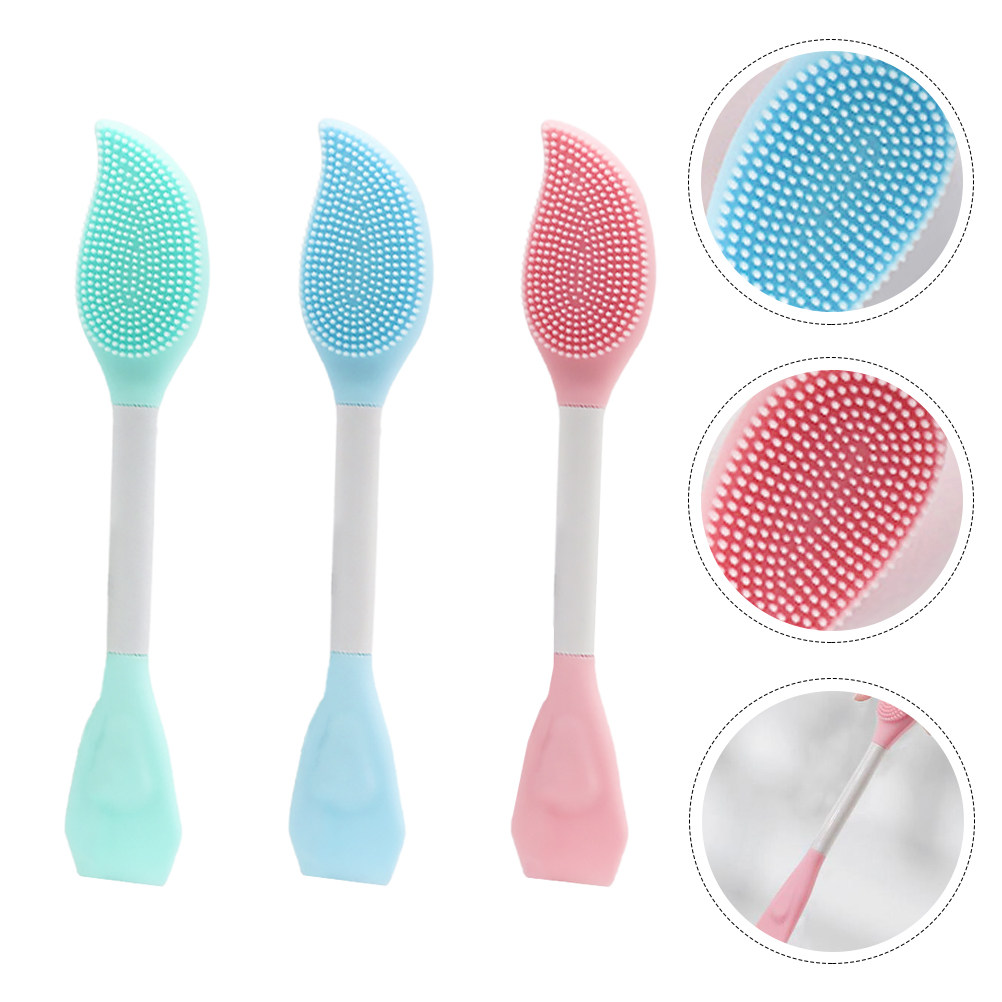 3Pcs Silicone Face Mask Brush  - Face Mask Silicone ulasan dan harga