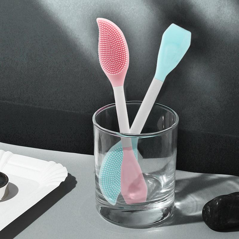Double Head Facial Mask Brush  - Face Mask Silicone ulasan dan harga