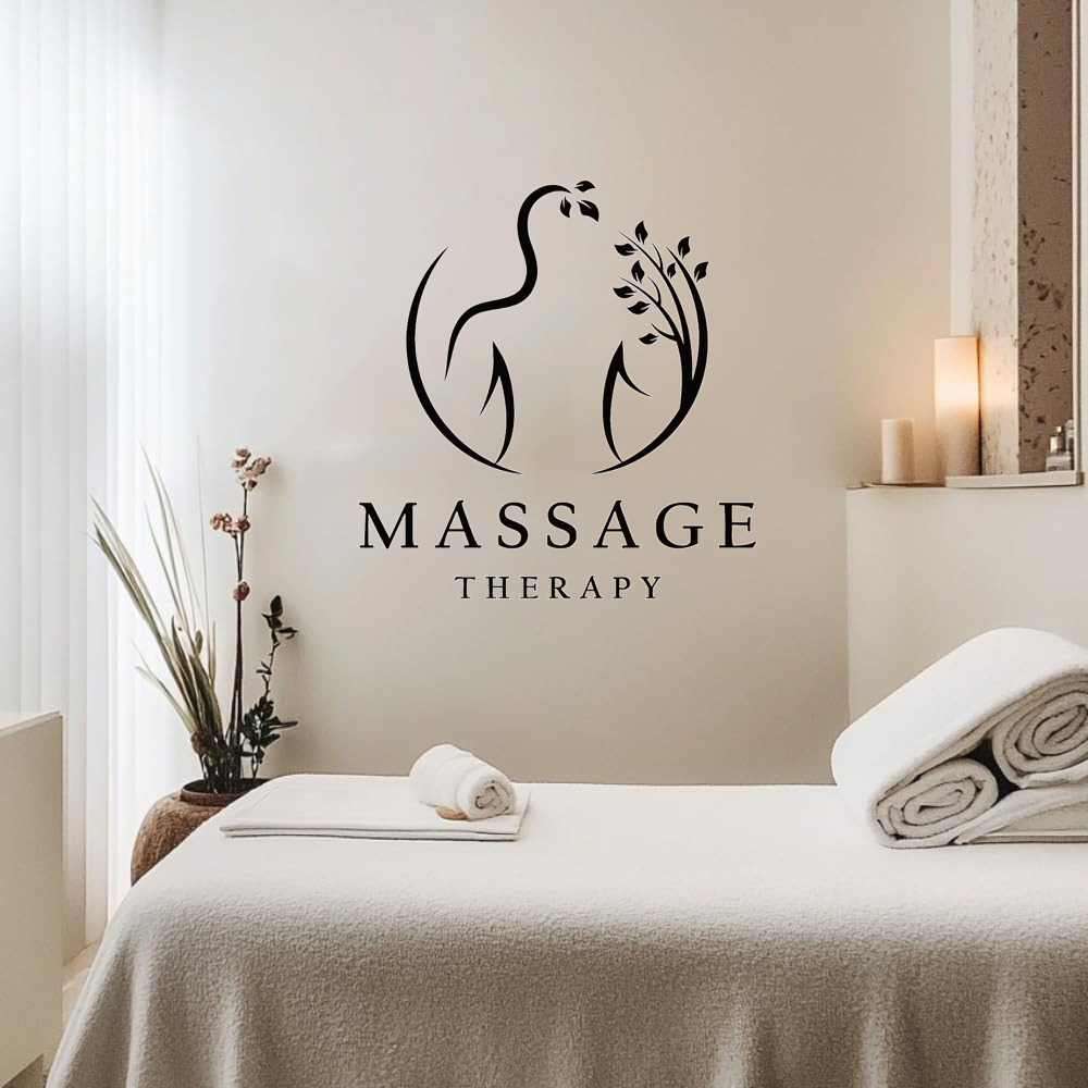Massage Therapy Vinyl Wall Dec - Spa Wellness In ulasan dan harga